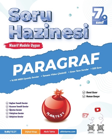 Nartest Yayınları 7. Sınıf Paragraf Soru Hazinesi