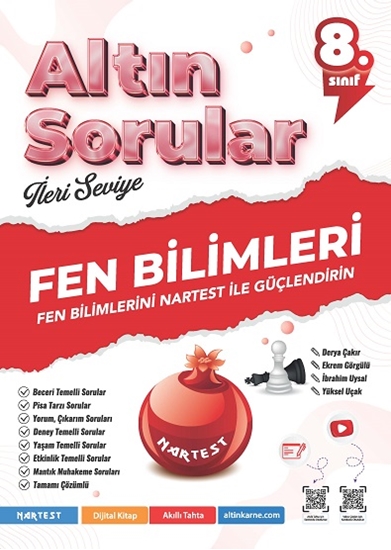 Nartest Yayınları LGS 8. Sınıf Altın Sorular Fen Bilimleri