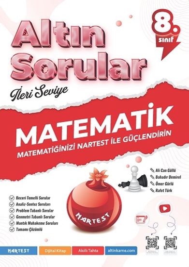 Nartest Yayınları LGS 8. Sınıf Altın Sorular Matematik