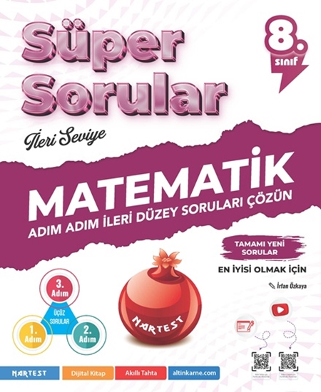Nartest Yayınları LGS 8. Sınıf Altın Süper Sorular Matematik