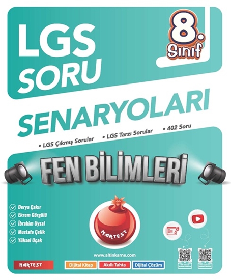 Nartest Yayınları LGS 8. Sınıf  Fen Bilimleri Soru Senaryoları