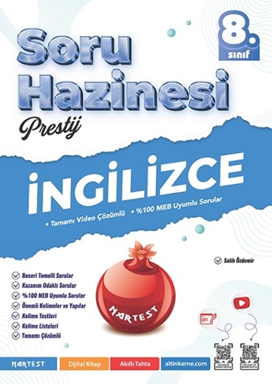 Nartest Yayınları LGS 8. Sınıf İngilizce Soru Hazinesi