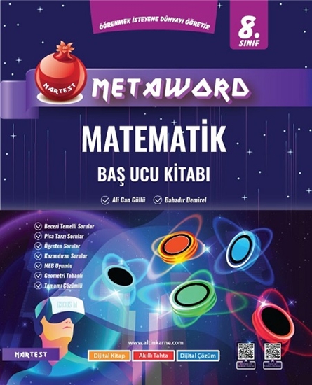 Nartest Yayınları LGS 8. Sınıf Matematik Metaword Baş Ucu Kitabı