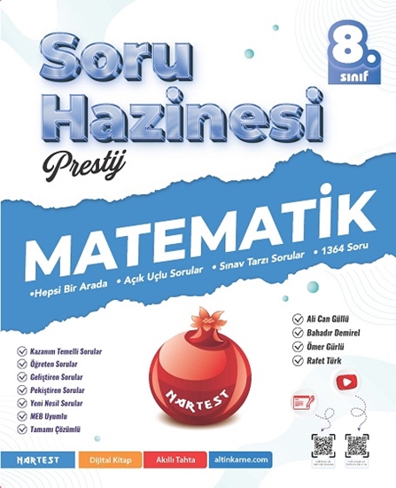 Nartest Yayınları LGS 8. Sınıf Matematik Soru Hazinesi