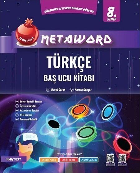 Nartest Yayınları LGS 8. Sınıf Türkçe Metaword Baş Ucu Kitabı