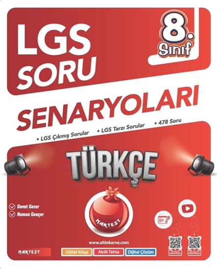 Nartest Yayınları LGS 8. Sınıf  Türkçe Soru Senaryoları
