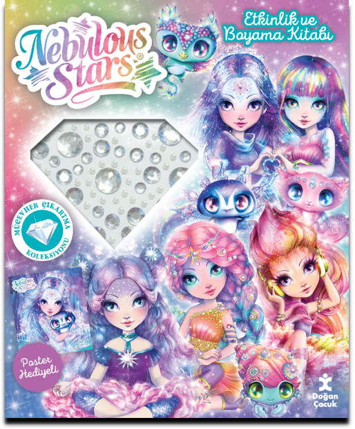 Nebulous Stars-  Mücevher Koleksiyonu - Etkinlik Ve Boyama Kitabı