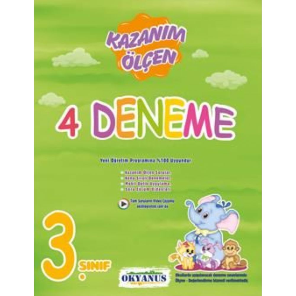 Okyanus Yayınları 3. Sınıf 4'Lü Deneme