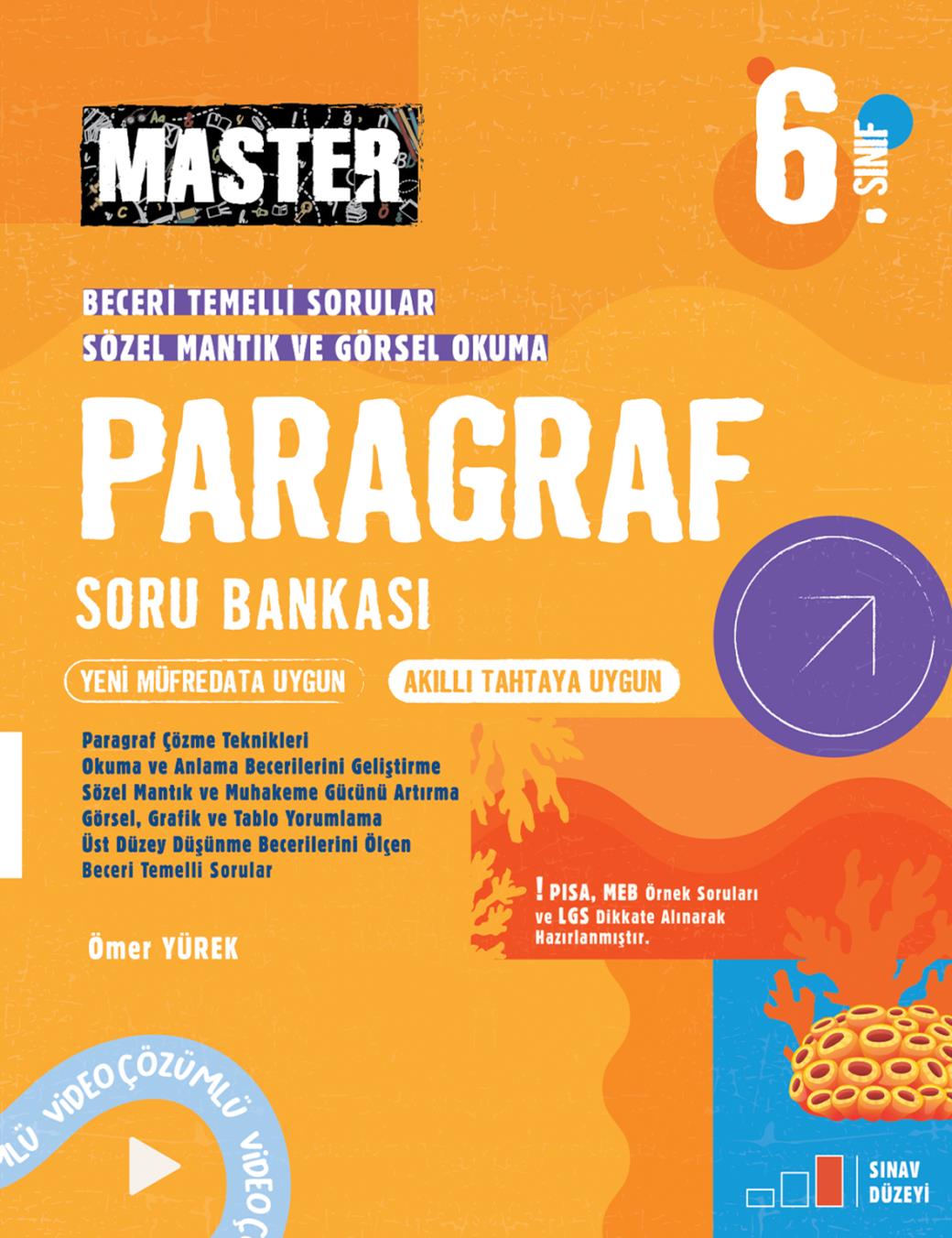 Okyanus Yayınları 6. Sınıf Master Paragraf Soru Bankası