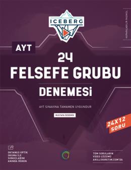 Okyanus Yayınları AYT Iceberg 24 Felsefe Grubu Denemesi