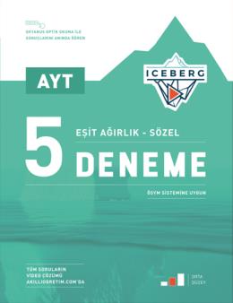 Okyanus Yayınları AYT ICEBERG 5 Deneme Eşit Ağırlık Sözel