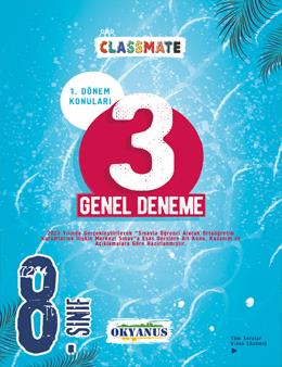 Okyanus Yayınları Lgs 8. Sınıf Classmate 1. Dönem 3 Genel Deneme