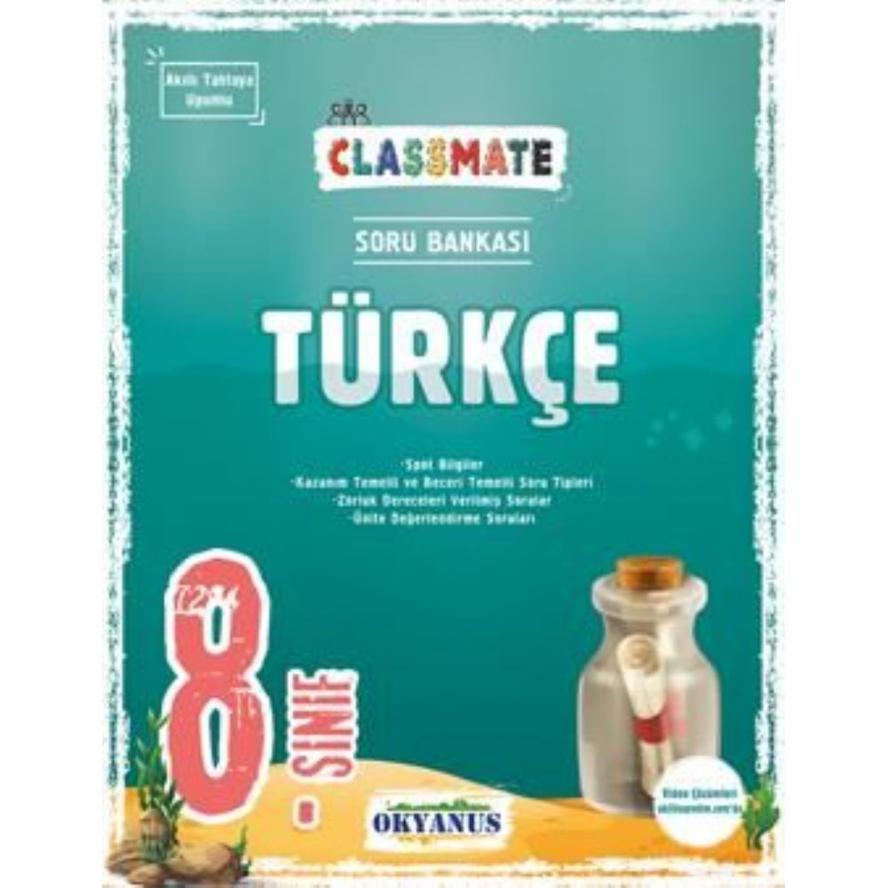 Okyanus Yayınları Lgs 8. Sınıf Classmate Türkçe Soru Bankası