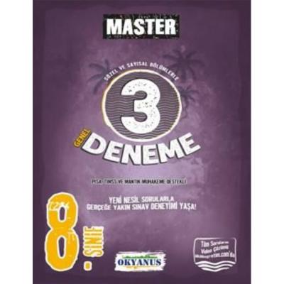 Okyanus Yayınları LGS 8. Sınıf Master 3 Deneme