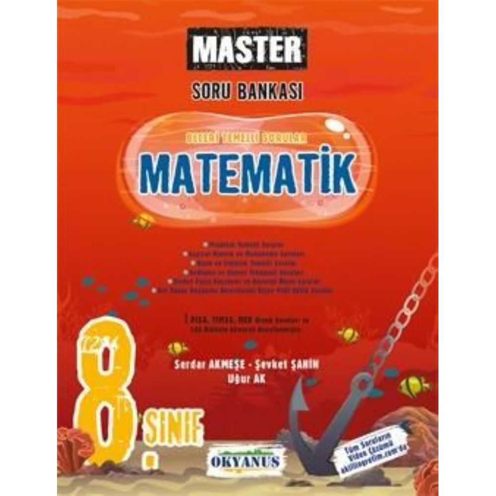 Okyanus Yayınları Lgs 8. Sınıf Master Matematik Soru Bankası