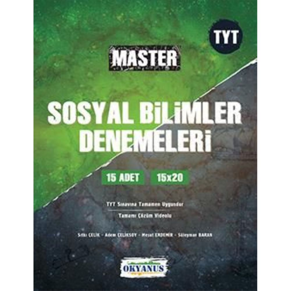 Okyanus Yayınları Tyt Master 15 Sosyal Bilimler Denemeleri