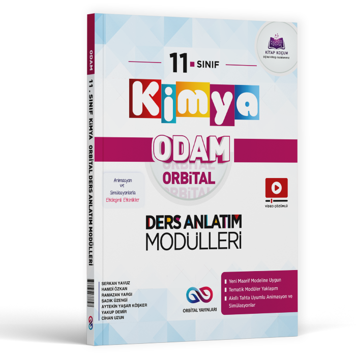 Orbital Yayınları 11. Sınıf Kimya Odam Orbital Ders Anlatım Modülleri