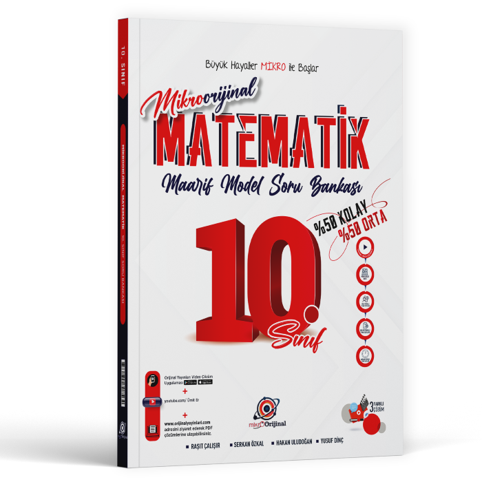 Orijinal Mikro 10. Sınıf Matematik Maarif Model Soru Bankası