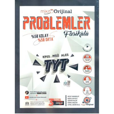 Orijinal Mikro TYT Problemler Fasikülü Soru Bankası