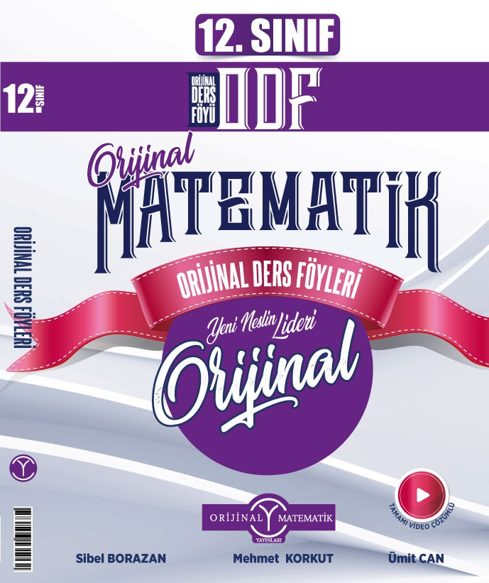 Orijinal Yayınları 12. Sınıf Matematik Odf Orijinal Ders Föyleri