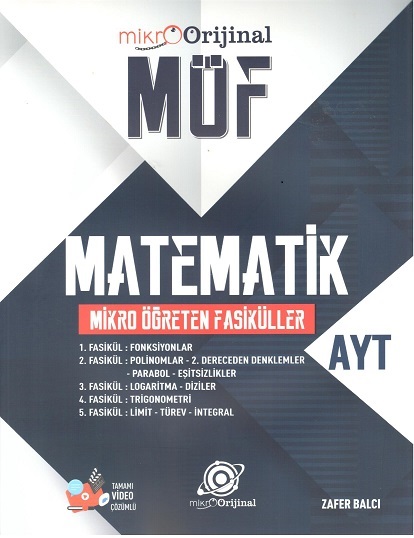 Orijinal Yayınları Ayt Matematik Möf Mikro Öğreten Fasiküller
