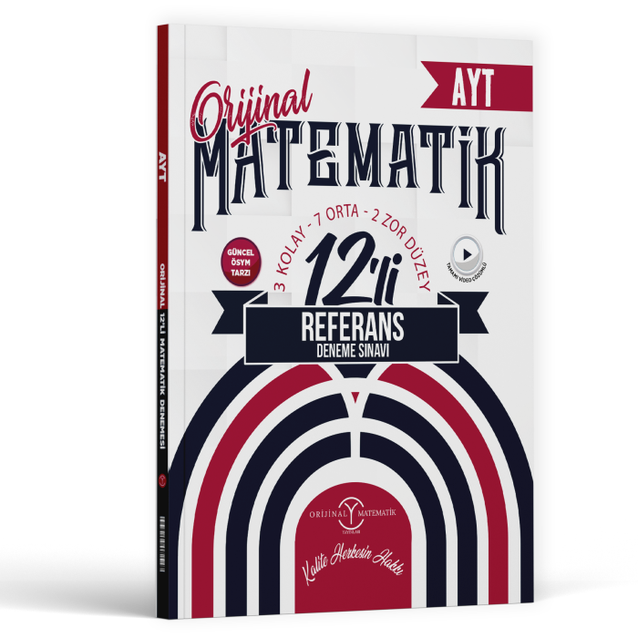 Orijinal Yayınları AYT Matematik Referans 12  Deneme Sınavı