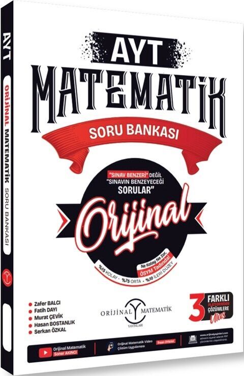Orijinal Yayınları Ayt Matematik Soru Bankası