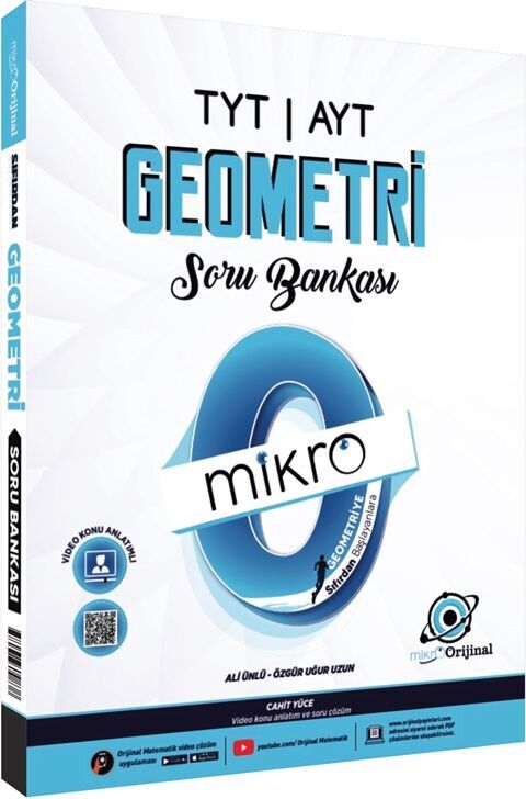 Orijinal Yayınları Mikro  TYT AYT Sıfırdan Geometri Soru Bankası