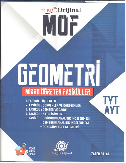 Orijinal Yayınları Tyt Ayt Geometri Möf Mikro Öğreten Fasiküller Set