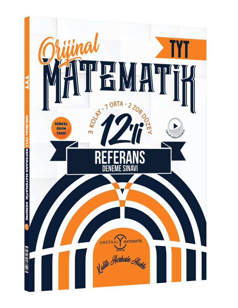 Orijinal Yayınları TYT Matematik 12  Referans Deneme Sınavı
