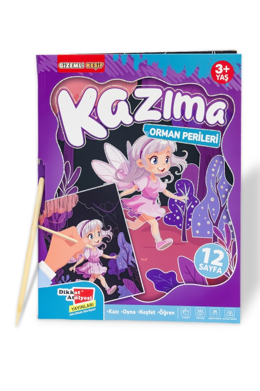 Orman Perileri Kazıma Etkinlik Kitabı