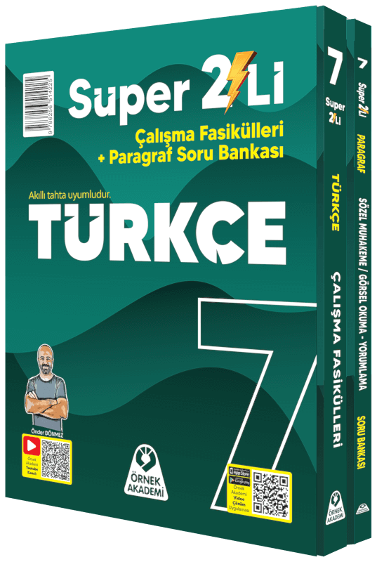 Örnek Akademi 7. Sınıf Süper İkili Türkçe Seti
