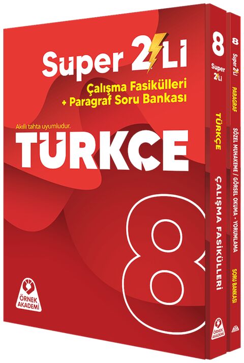 Örnek Akademi LGS 8. Sınıf Süper İkili Türkçe Seti
