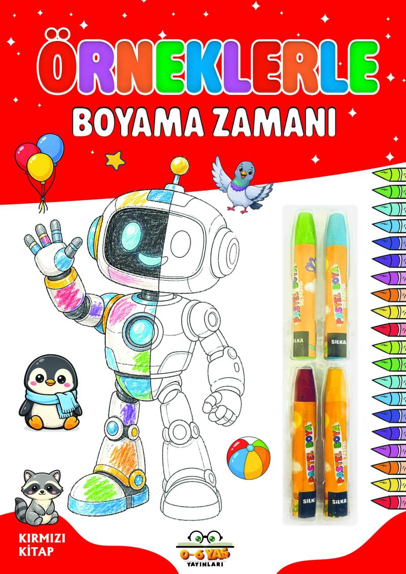 Örneklerle Boyama Zamanı - Kırmızı Kitap