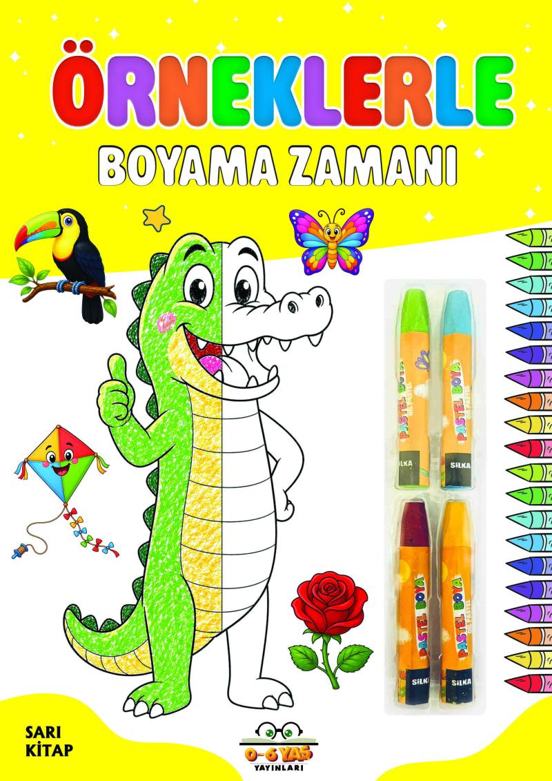 Örneklerle Boyama Zamanı - Sarı Kitap