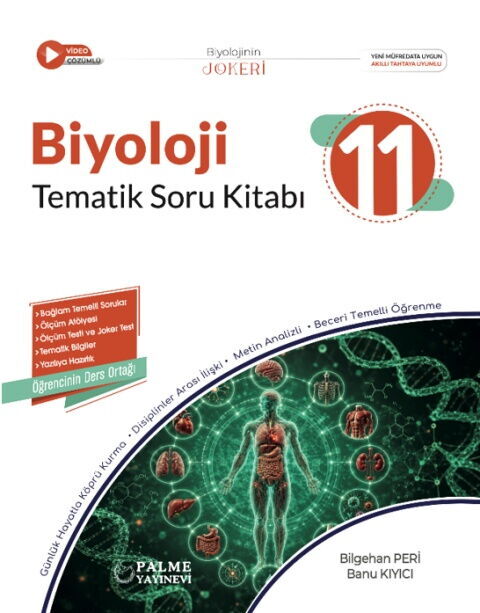 Palme Yayınları 11. Sınıf Biyoloji Tematik Soru Kitabı
