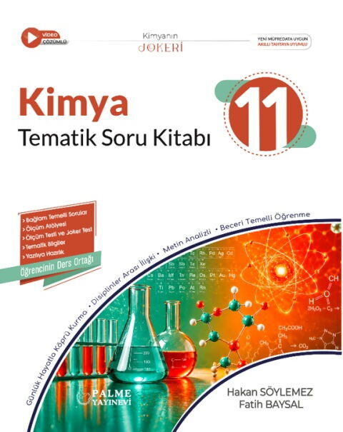 Palme Yayınları 11. Sınıf Kimya Tematik Soru Kitabı