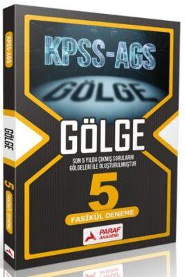 Paraf Akademi KPSS AGS Gölge 5 Fasikül Deneme
