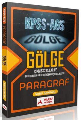 Paraf Akademi KPSS AGS Gölge Paragraf Soru Bankası