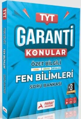 Paraf Akademi TYT Fen Bilimler Garanti Konular Soru Bankası