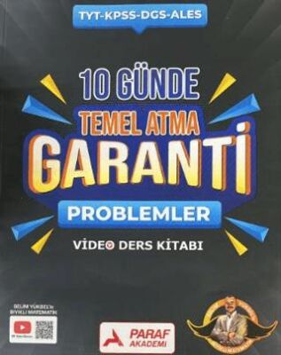 Paraf Akademi Yayınları 10 Günde Temel Atma Garanti Problemler