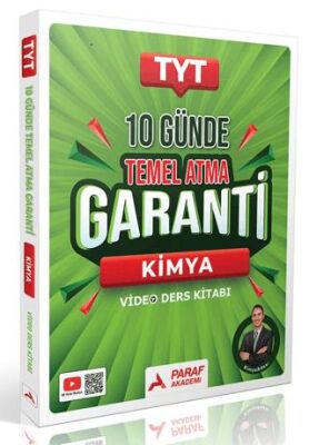 Paraf Akademi Yayınları 10 Günde TYT Kimya Temel Atma Garanti