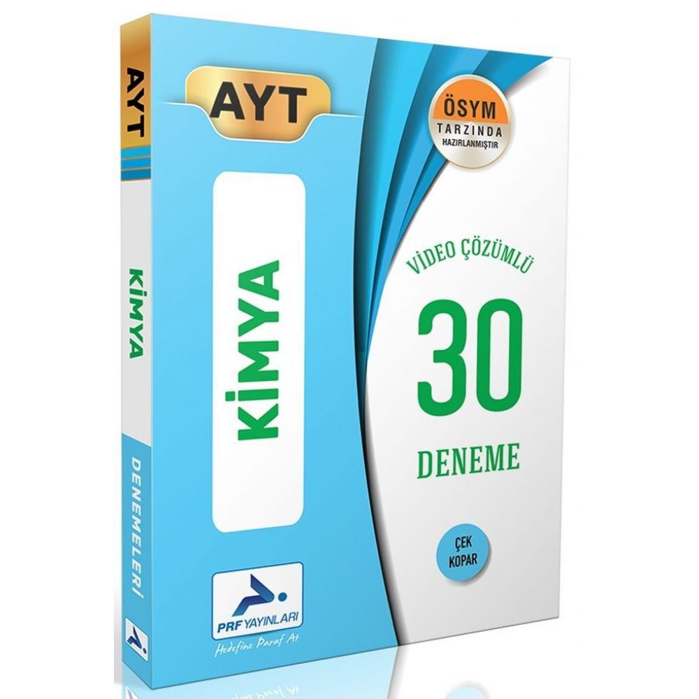 Paraf Yayınları Ayt Kimya Video Çözümlü 30 Deneme