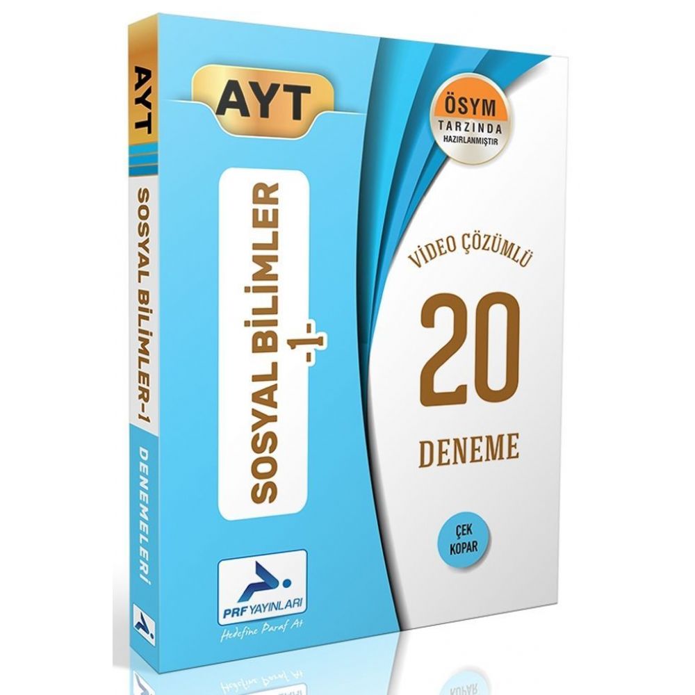 Paraf Yayınları Ayt Sosyal Bilimler 1 Video Çözümlü 20 Denemesi