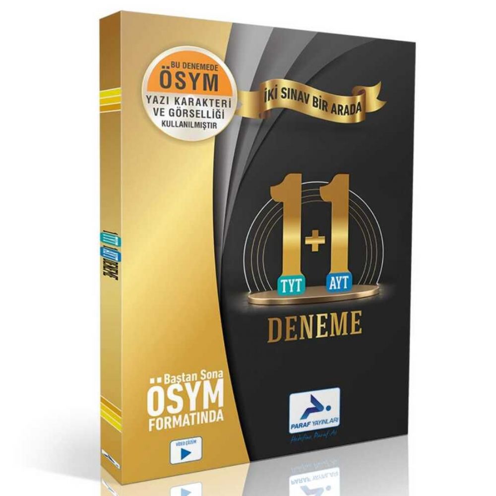 Paraf Yayınları Tyt Ayt 1+1 İkisi Bir Arada Denemesi Video Çözümlü