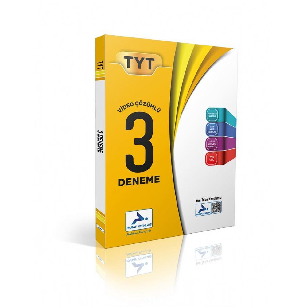 Paraf Yayınları Tyt Video Çözümlü 3 Fasikül Deneme