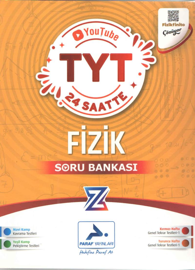 Paraf Yayınları Z Takımı TYT Fizik Soru Bankası