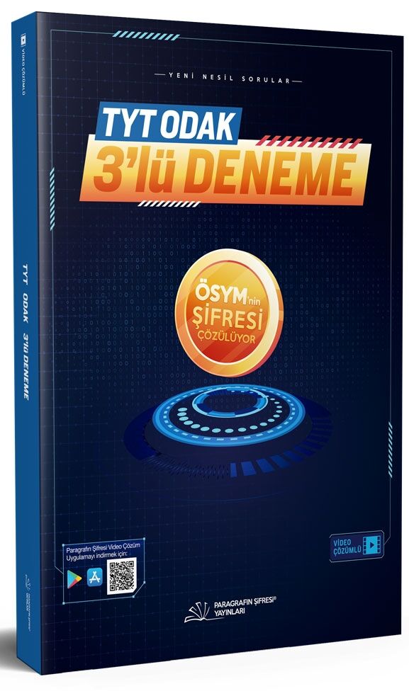 Paragrafın Şifresi Yayınları TYT Odak 3 Deneme