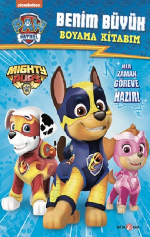 Paw Patrol Benim Büyük Boyama Kitabım