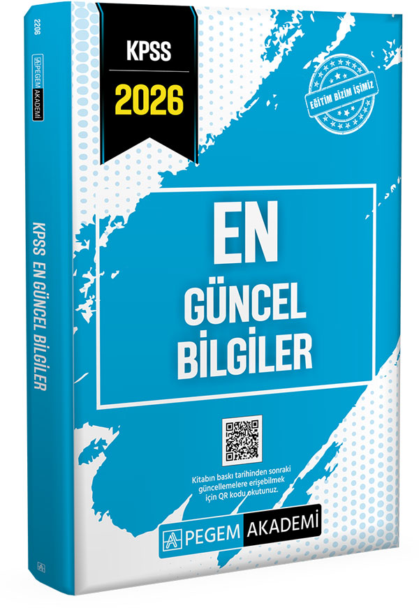 Pegem Yayınları 2026 KPSS En Güncel Bilgiler
